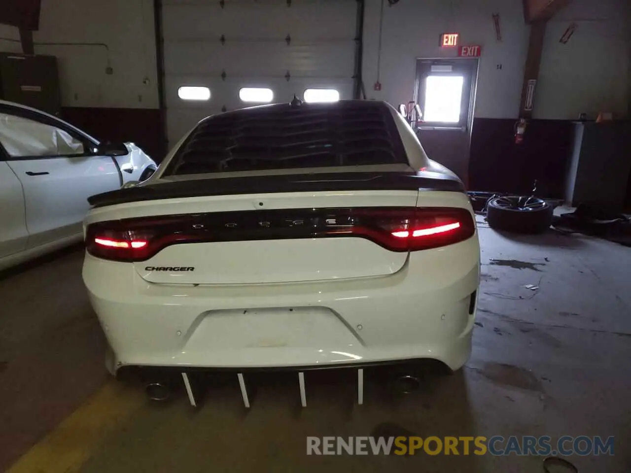 6 fotografías del automóvil dañado 2C3CDXCT4MH682421 DODGE CHARGER 2021