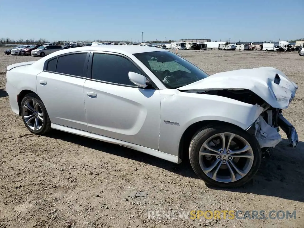 4 fotografías del automóvil dañado 2C3CDXCT7MH553878 DODGE CHARGER 2021