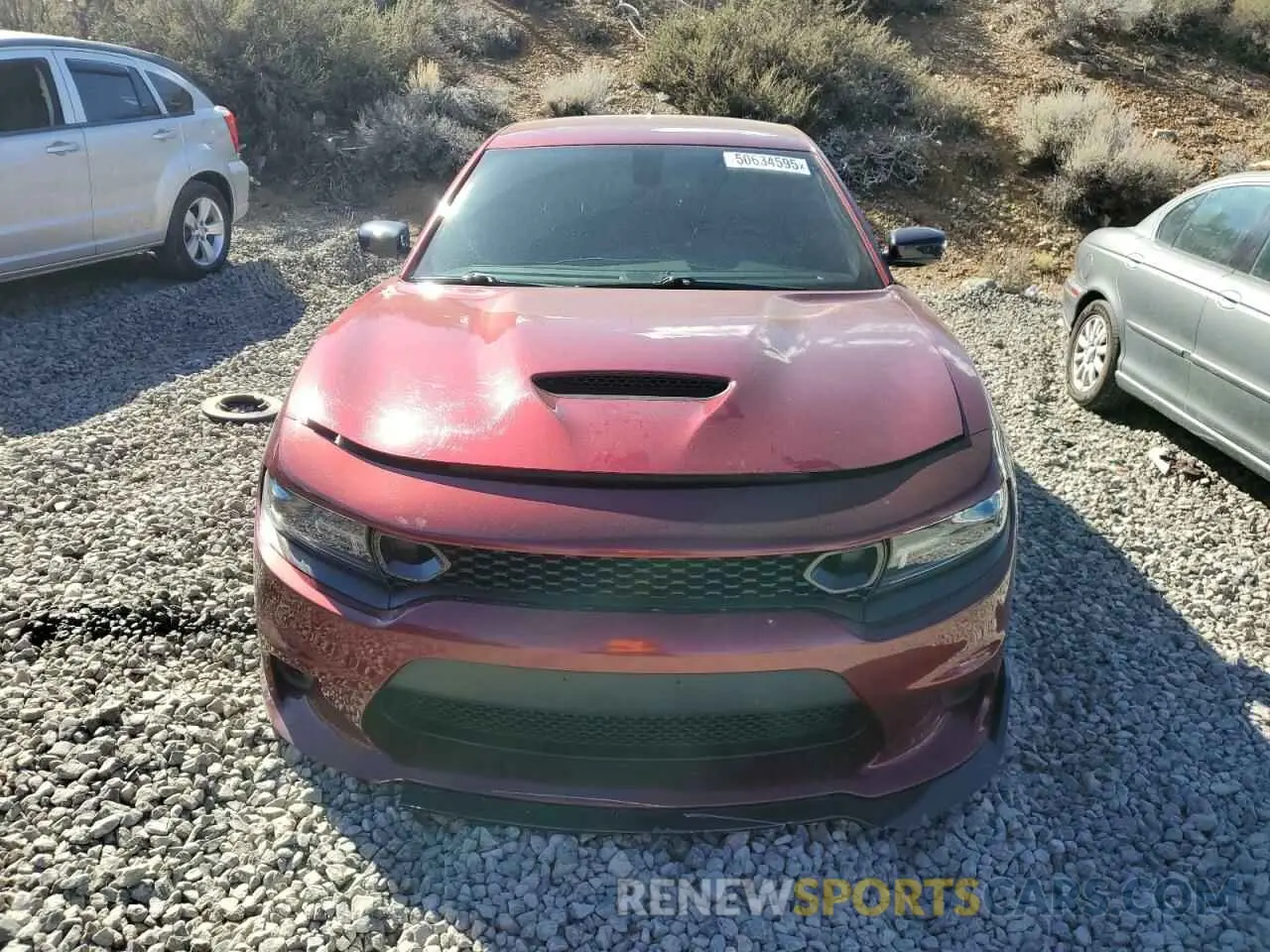 5 fotografías del automóvil dañado 2C3CDXCT7MH584208 DODGE CHARGER 2021