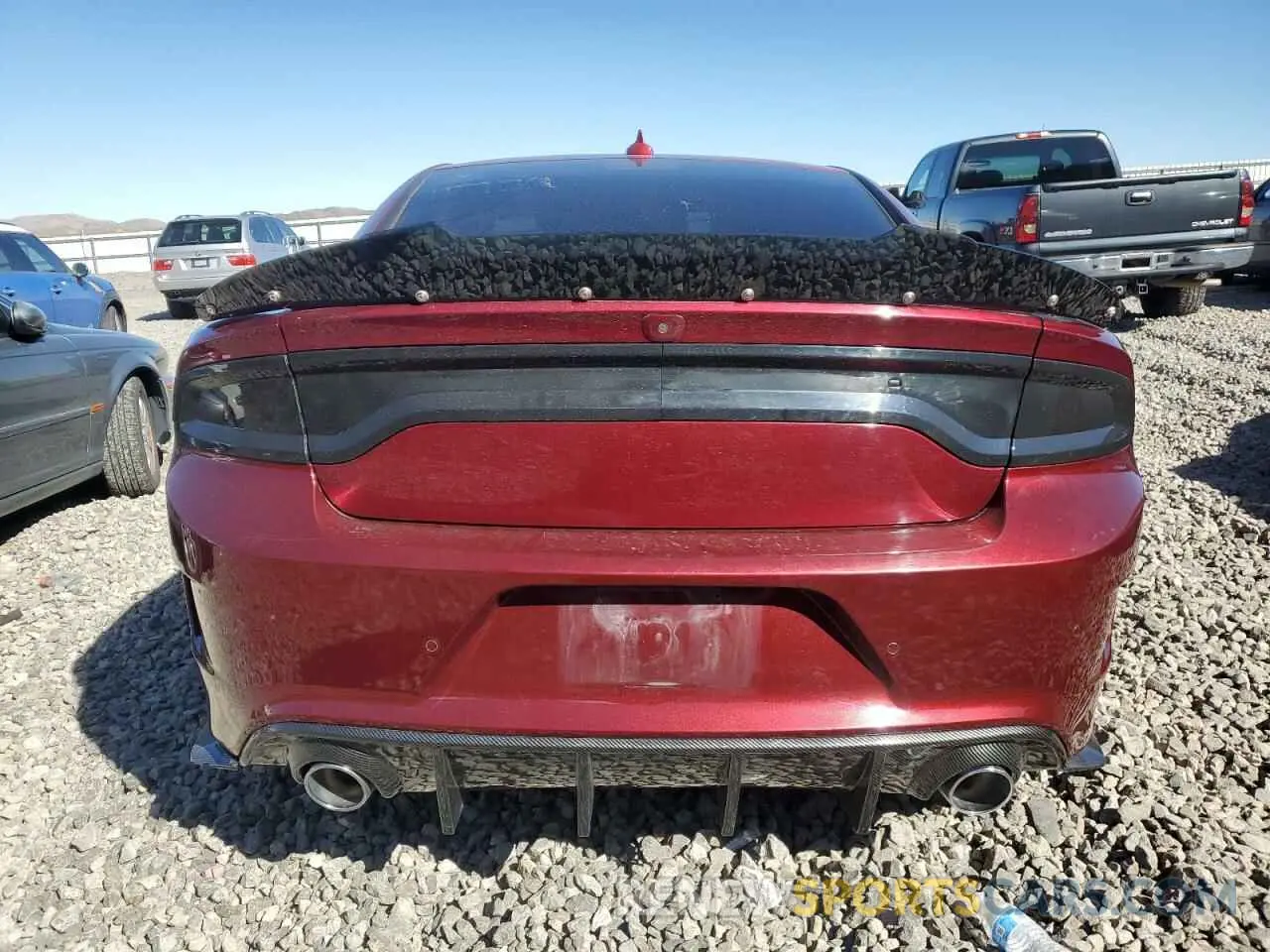 6 fotografías del automóvil dañado 2C3CDXCT7MH584208 DODGE CHARGER 2021