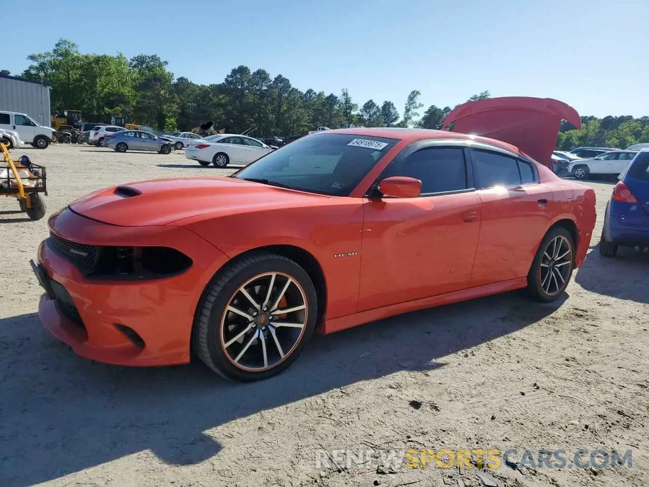 1 fotografías del automóvil dañado 2C3CDXCT7MH588405 DODGE CHARGER 2021