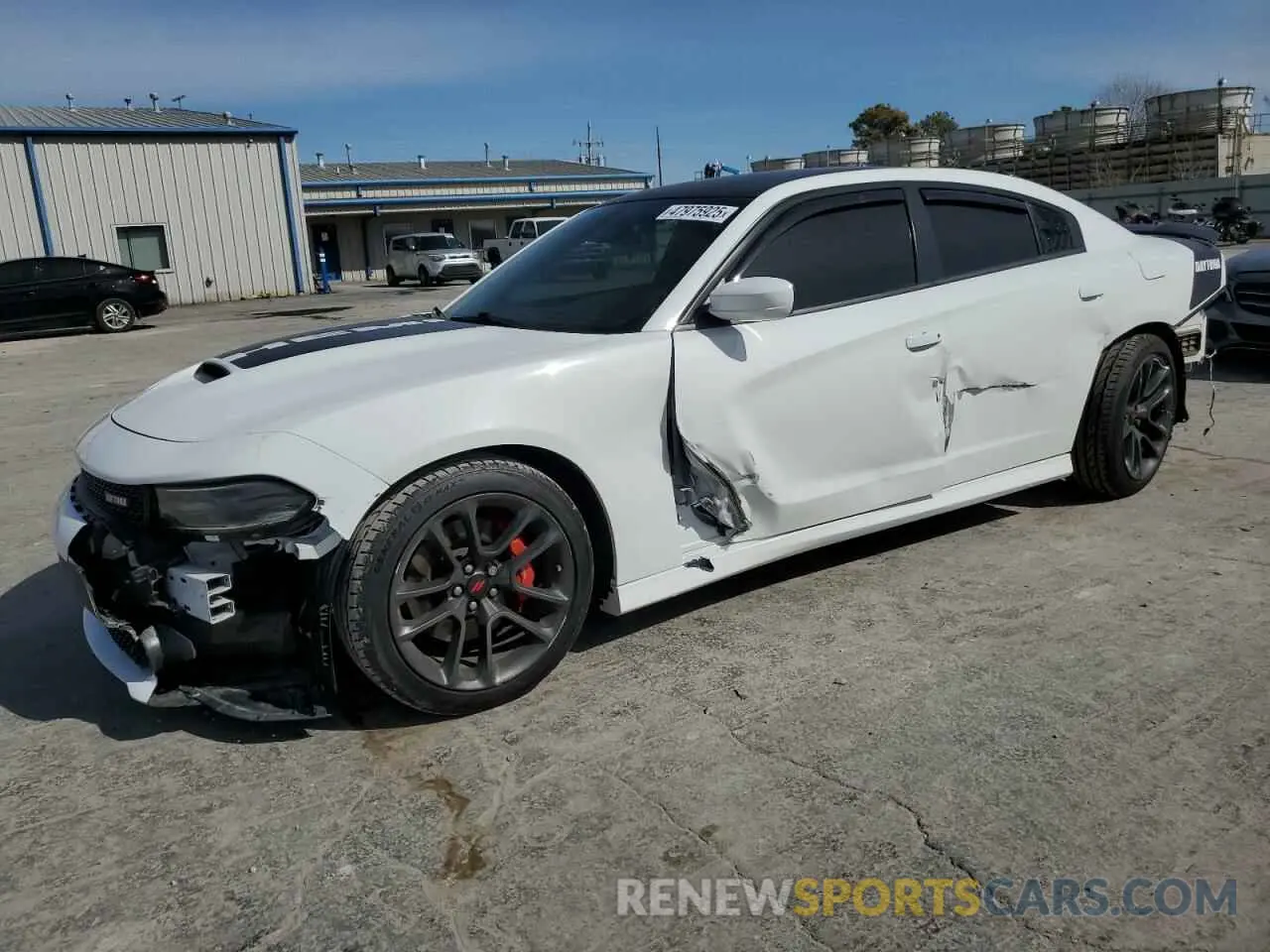 1 fotografías del automóvil dañado 2C3CDXCT7MH636341 DODGE CHARGER 2021