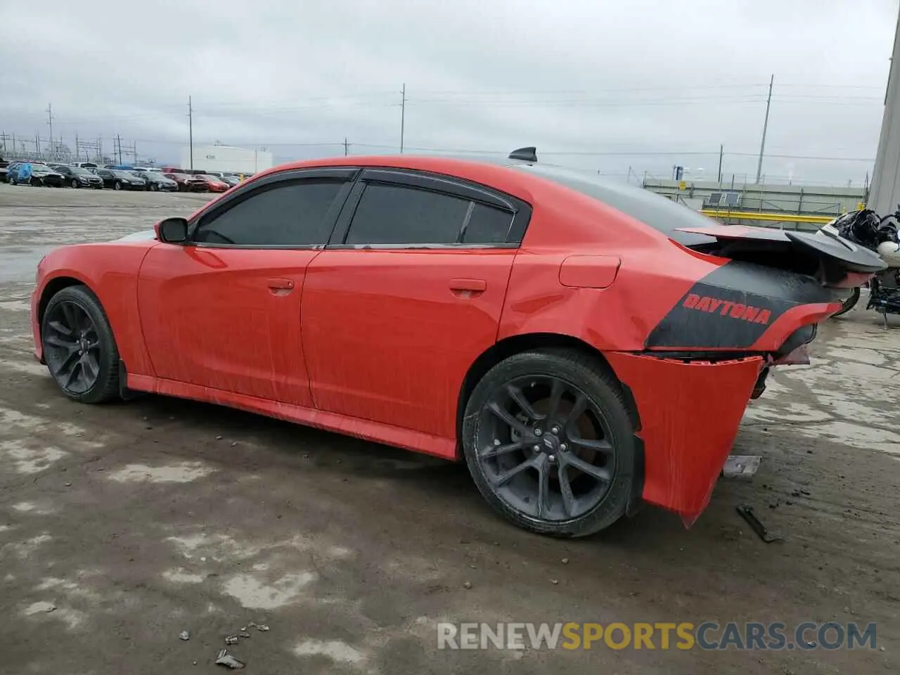 2 fotografías del automóvil dañado 2C3CDXCT9MH588258 DODGE CHARGER 2021
