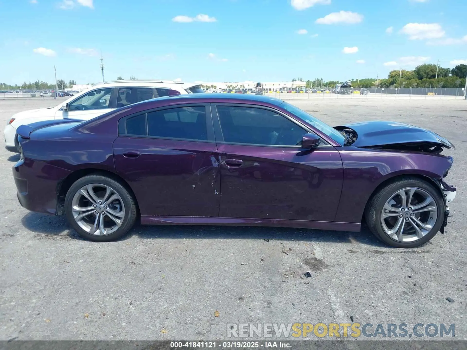 14 fotografías del automóvil dañado 2C3CDXCTXMH603768 DODGE CHARGER 2021