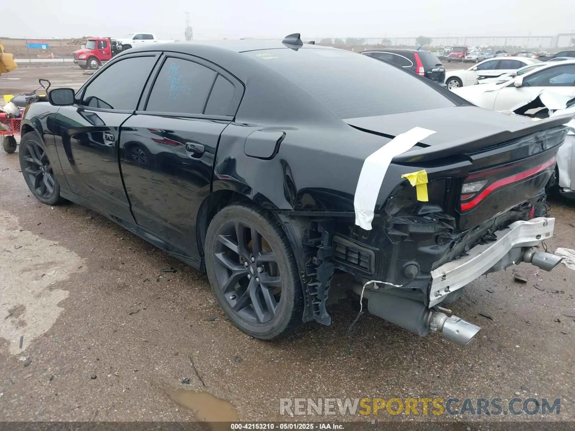 3 fotografías del automóvil dañado 2C3CDXCTXMH644207 DODGE CHARGER 2021