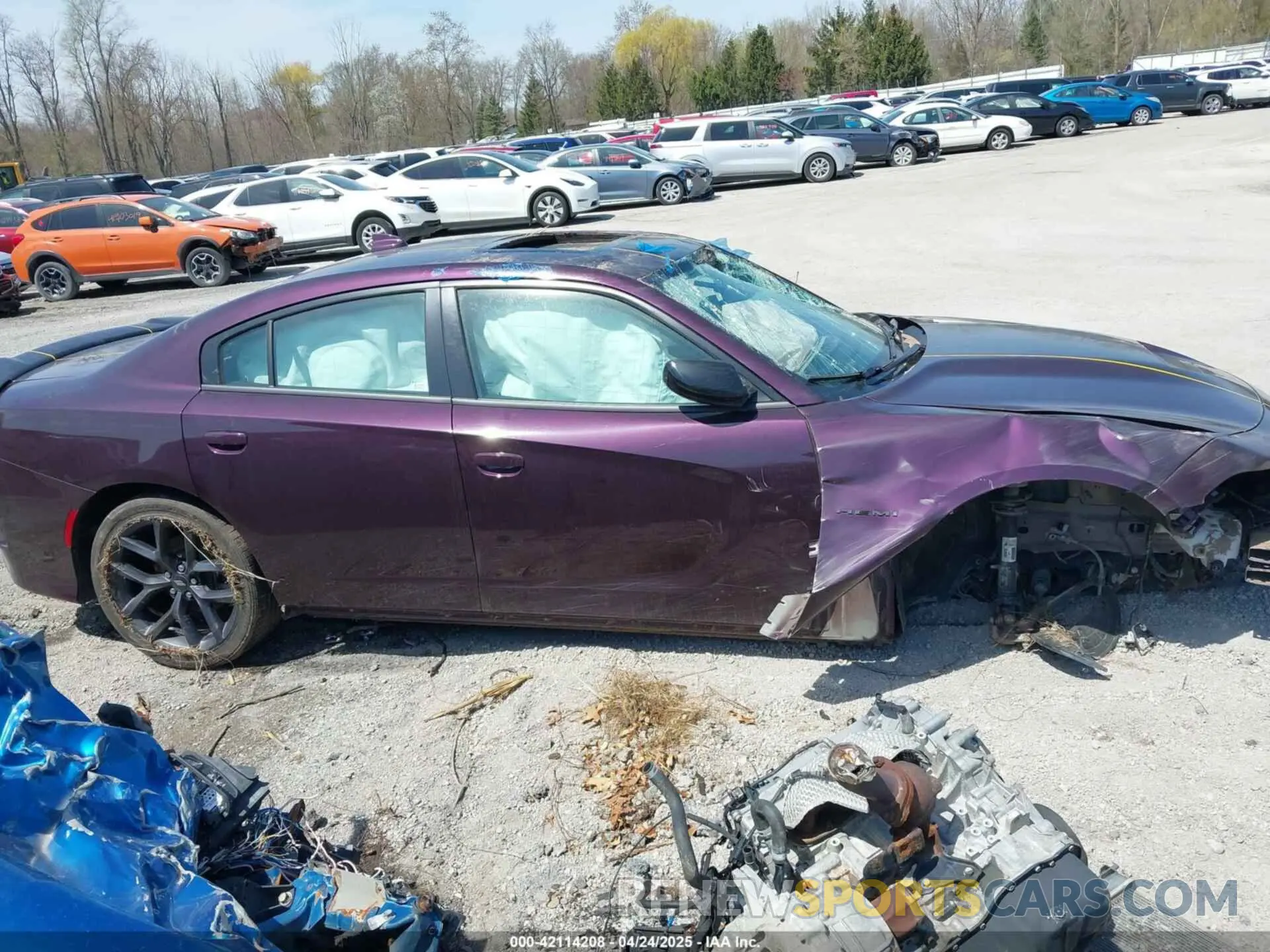 14 fotografías del automóvil dañado 2C3CDXCTXMH650203 DODGE CHARGER 2021
