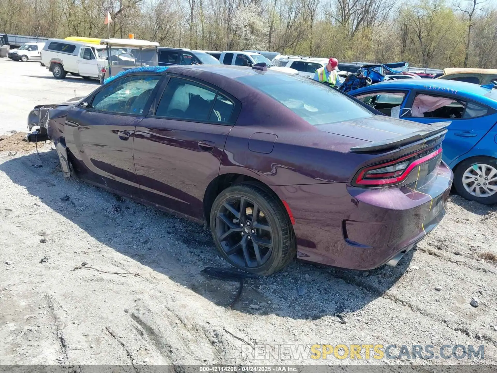 3 fotografías del automóvil dañado 2C3CDXCTXMH650203 DODGE CHARGER 2021