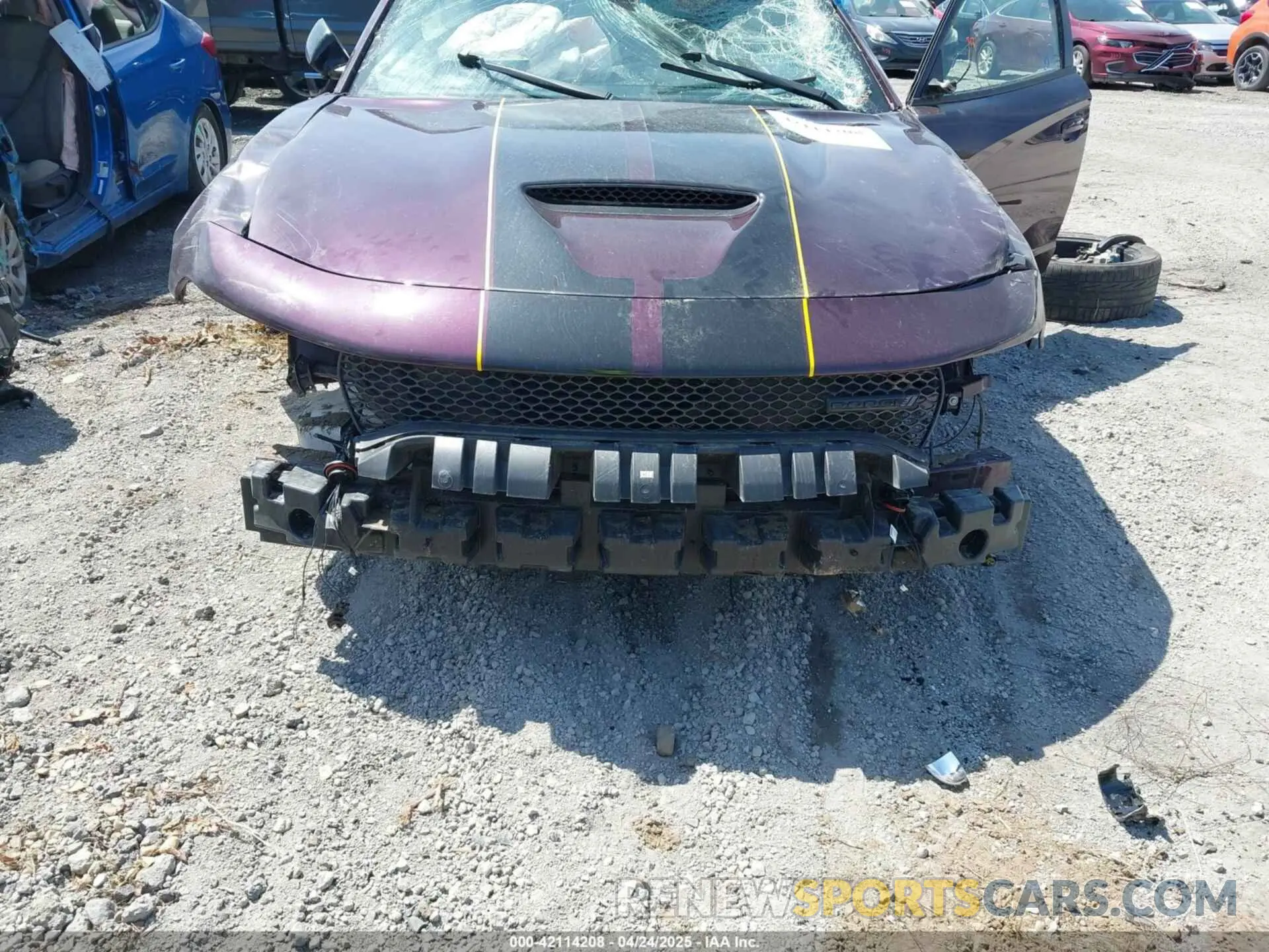 6 fotografías del automóvil dañado 2C3CDXCTXMH650203 DODGE CHARGER 2021