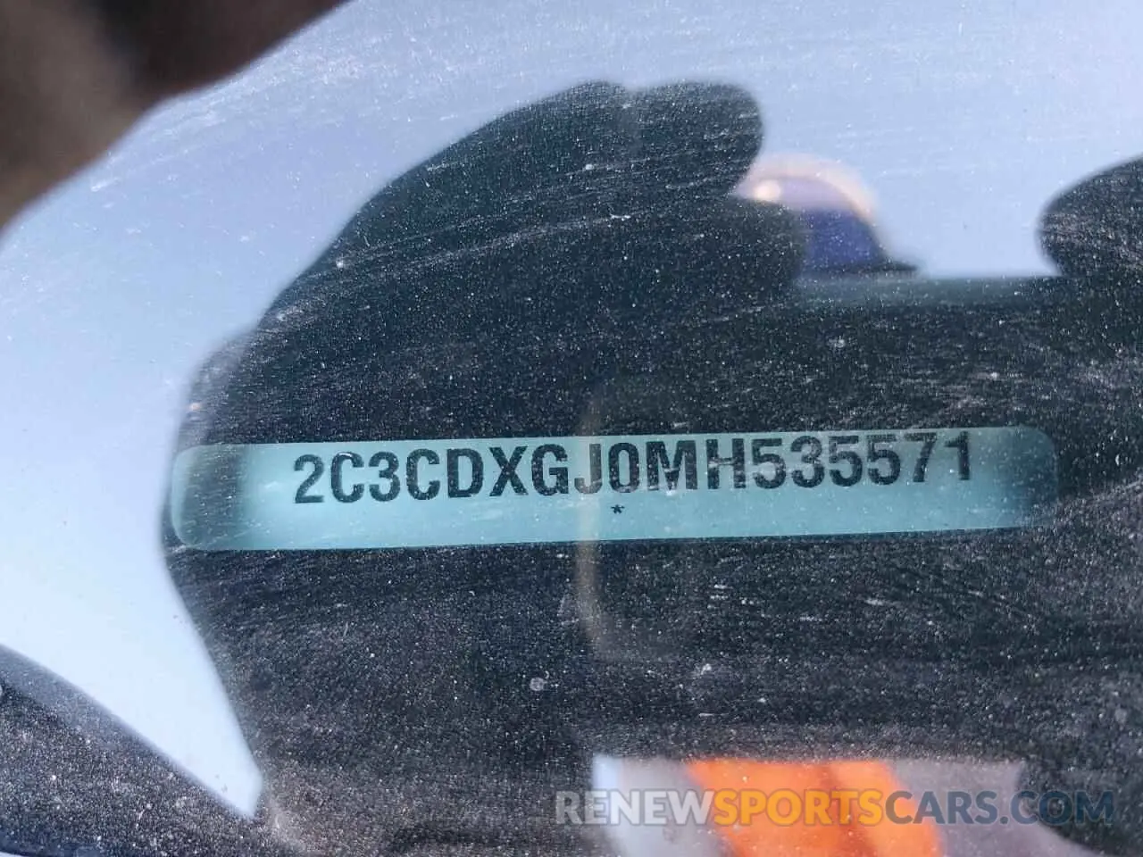 12 fotografías del automóvil dañado 2C3CDXGJ0MH535571 DODGE CHARGER 2021