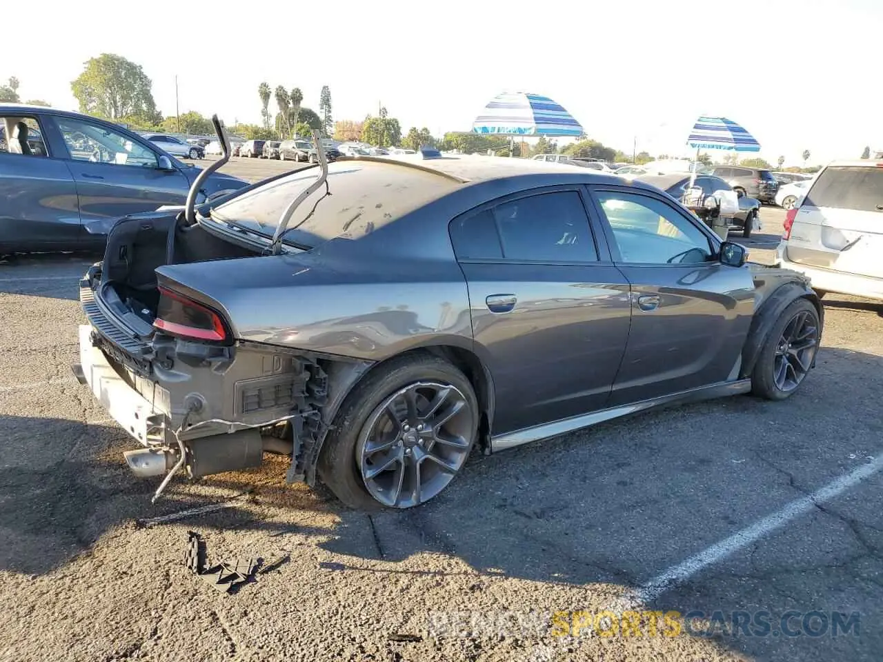 3 fotografías del automóvil dañado 2C3CDXGJ0MH535571 DODGE CHARGER 2021