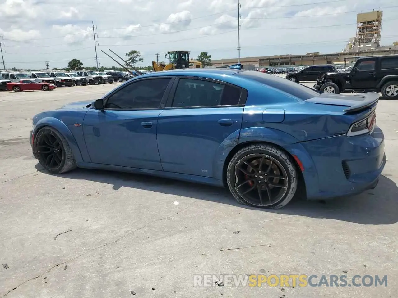 2 fotografías del automóvil dañado 2C3CDXGJ2MH505469 DODGE CHARGER 2021