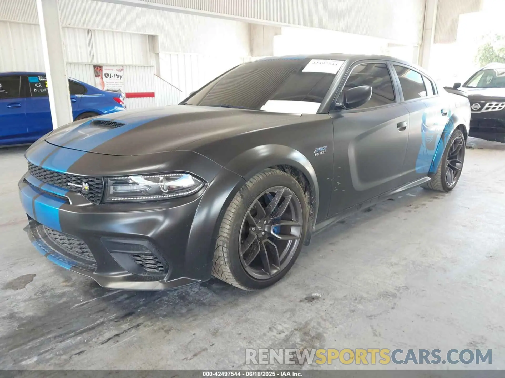 2 fotografías del automóvil dañado 2C3CDXGJ4MH503903 DODGE CHARGER 2021