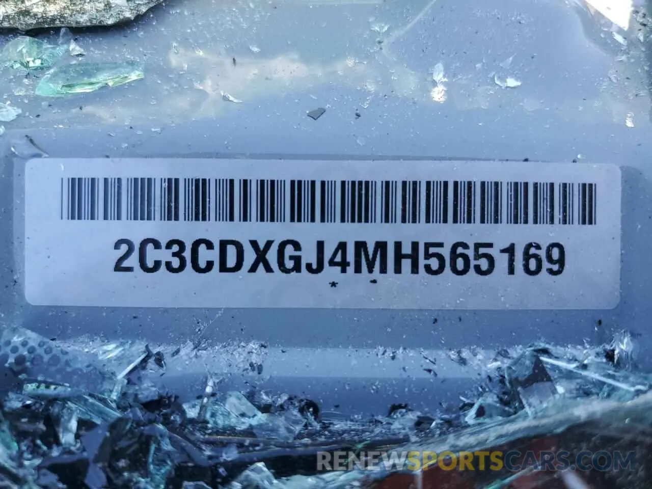 13 fotografías del automóvil dañado 2C3CDXGJ4MH565169 DODGE CHARGER 2021