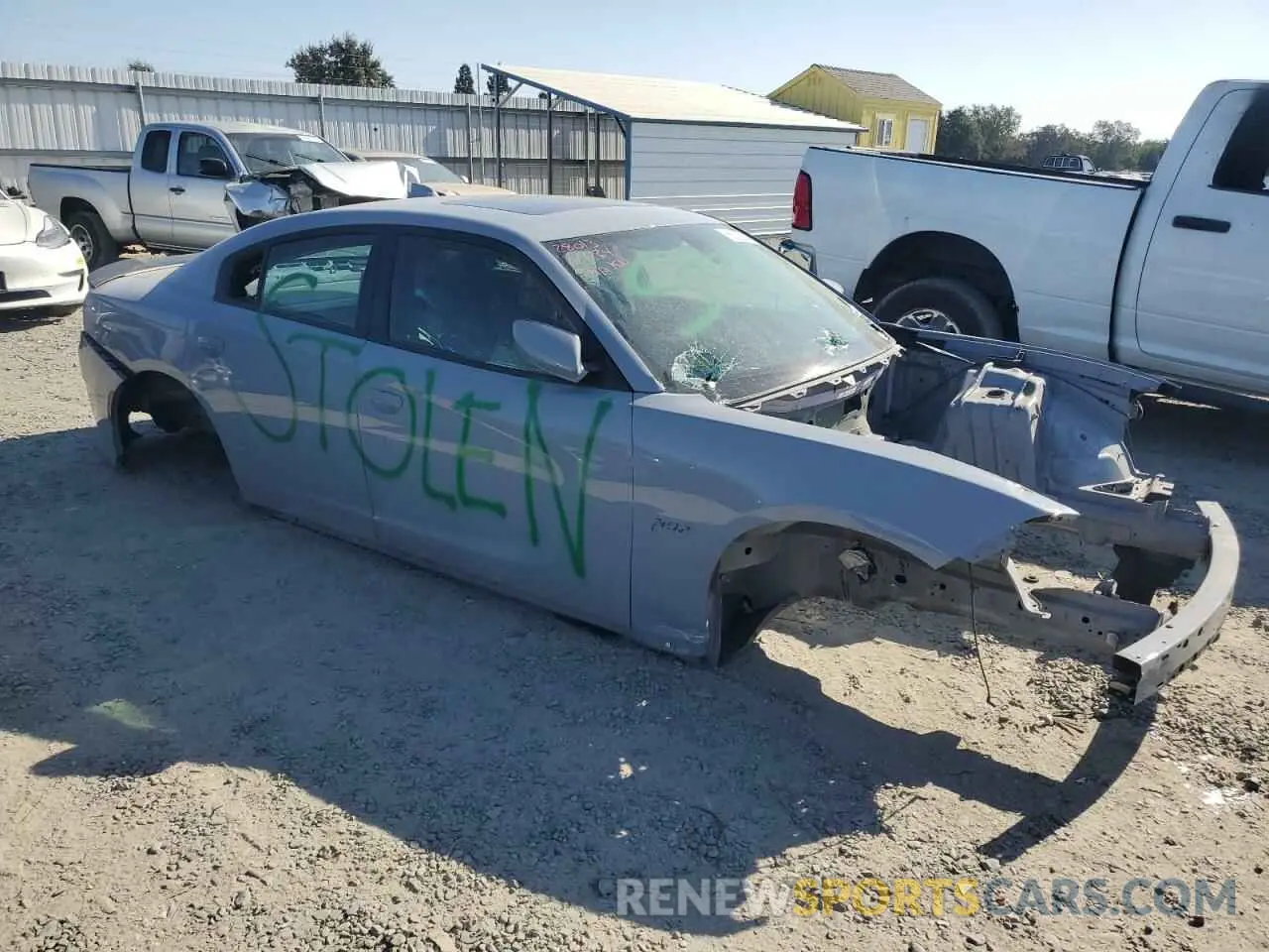 4 fotografías del automóvil dañado 2C3CDXGJ4MH565169 DODGE CHARGER 2021
