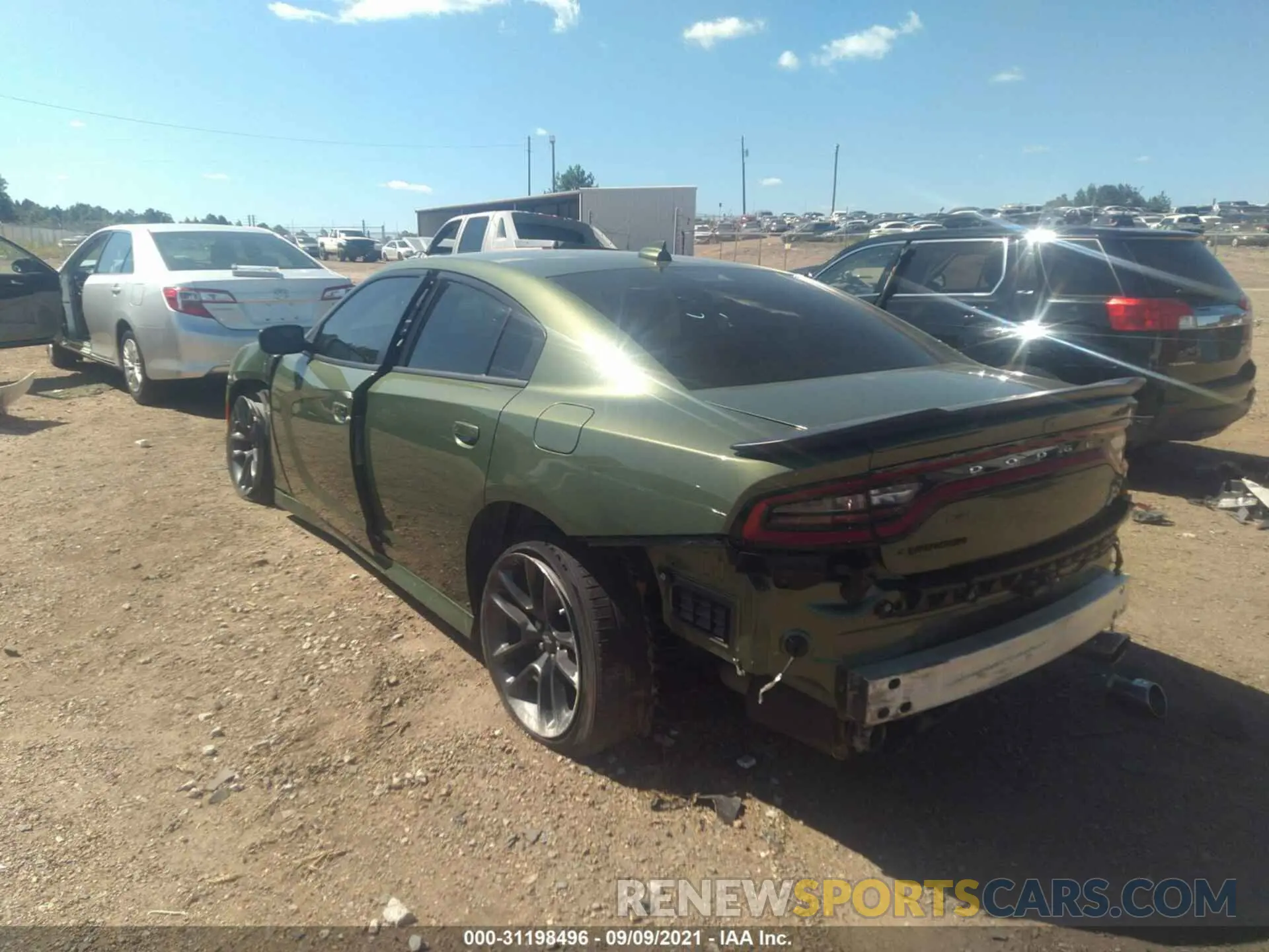 3 fotografías del automóvil dañado 2C3CDXGJ4MH566192 DODGE CHARGER 2021