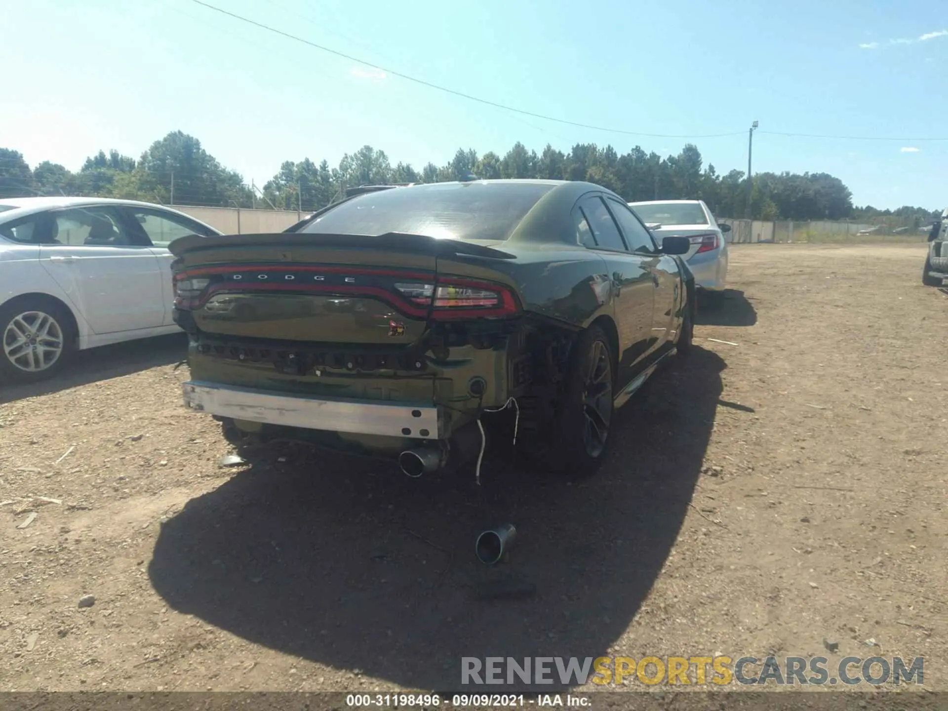 4 fotografías del automóvil dañado 2C3CDXGJ4MH566192 DODGE CHARGER 2021