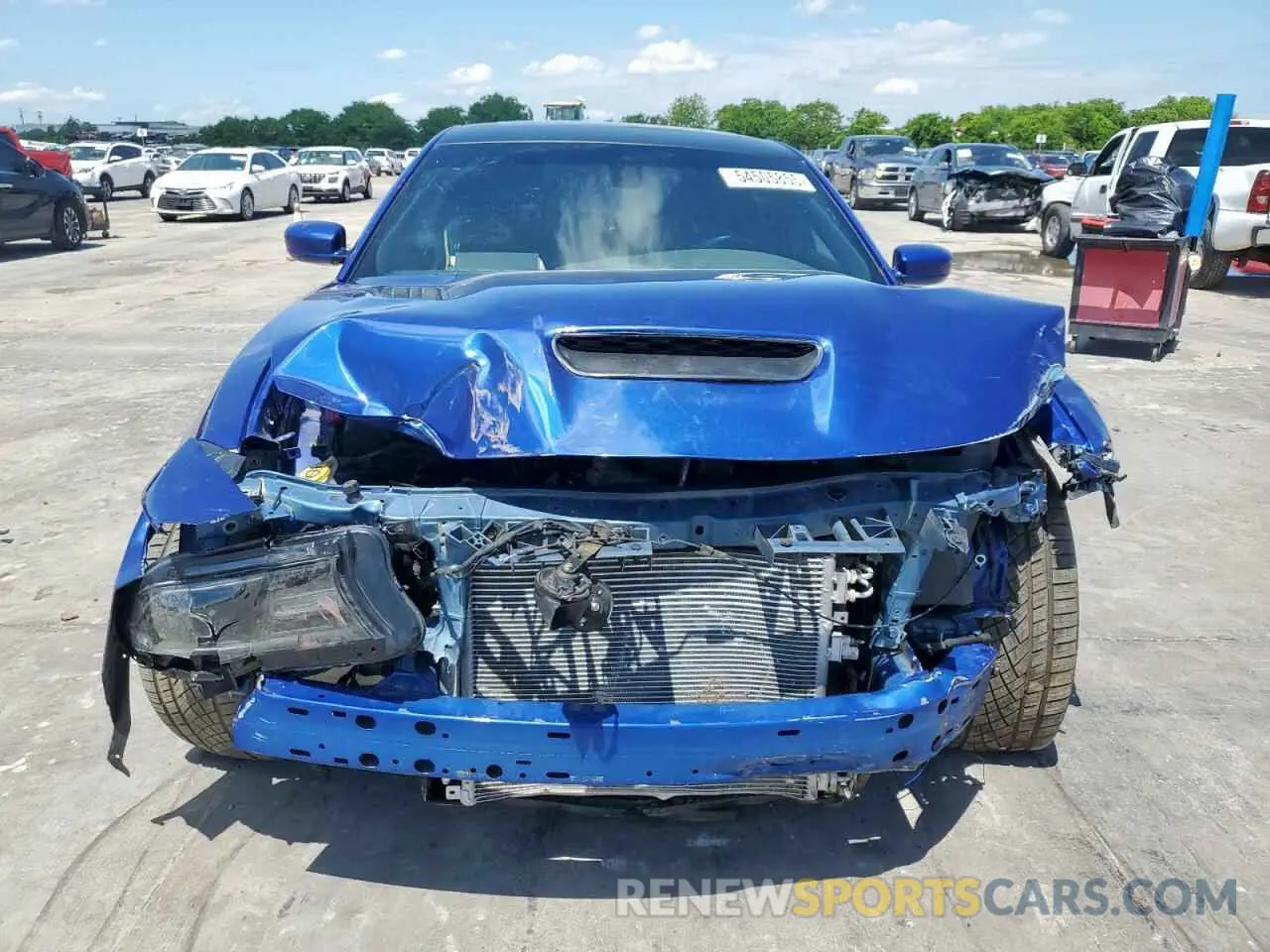 5 fotografías del automóvil dañado 2C3CDXGJ4MH570369 DODGE CHARGER 2021