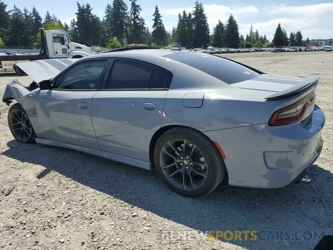 2 fotografías del automóvil dañado 2C3CDXGJ4MH588550 DODGE CHARGER 2021