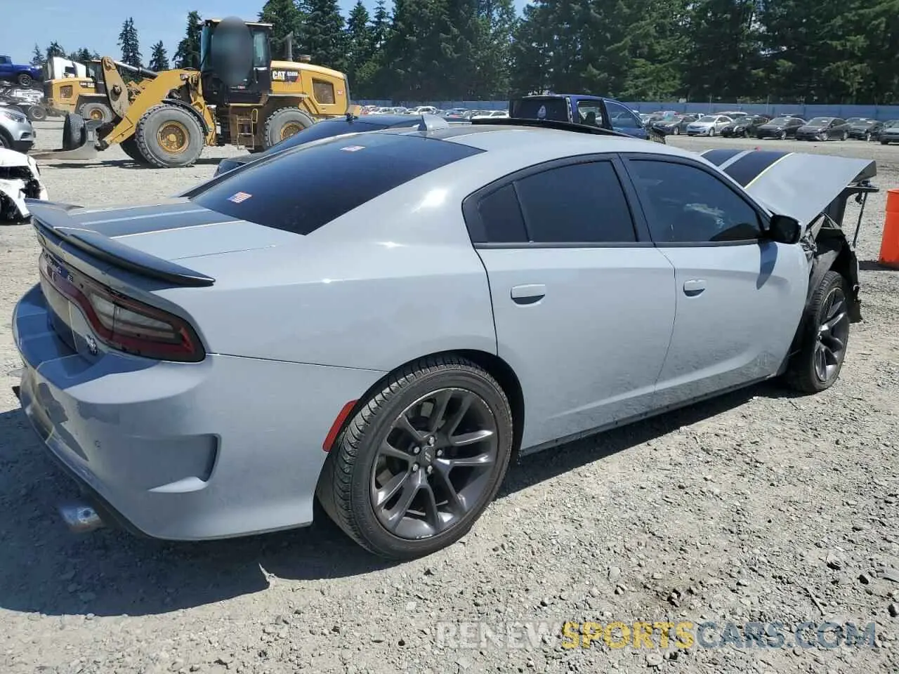 3 fotografías del automóvil dañado 2C3CDXGJ4MH588550 DODGE CHARGER 2021