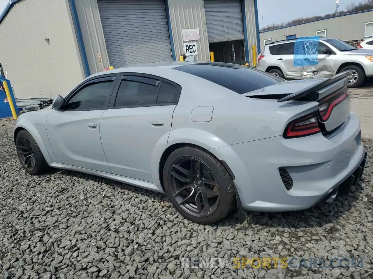 2 fotografías del automóvil dañado 2C3CDXGJ5MH623032 DODGE CHARGER 2021
