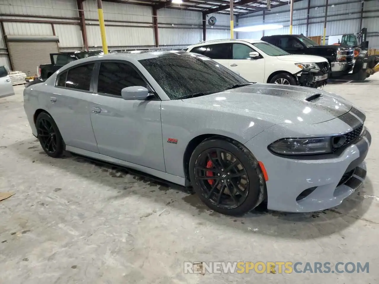 4 fotografías del automóvil dañado 2C3CDXGJ5MH640901 DODGE CHARGER 2021