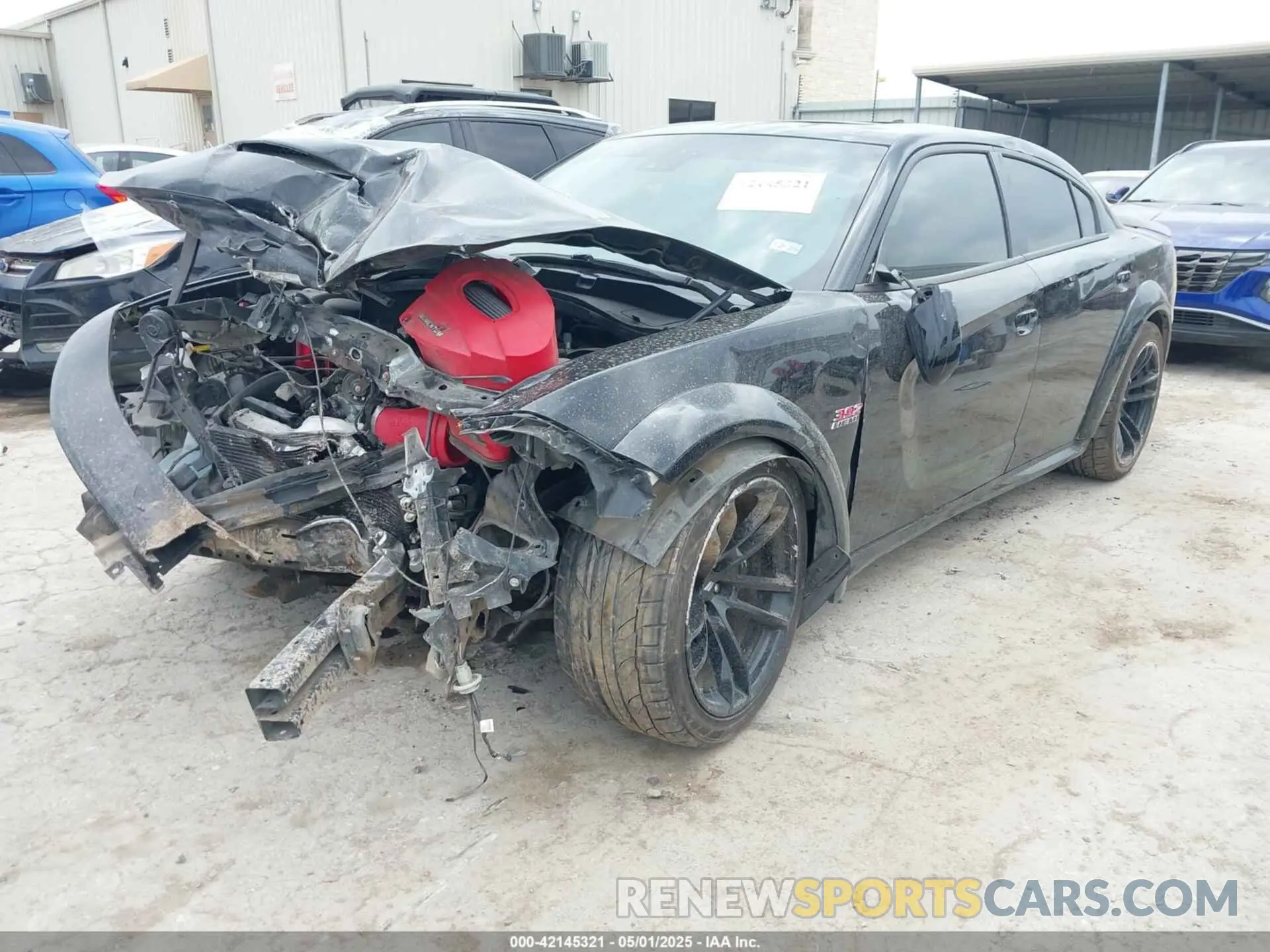 2 fotografías del automóvil dañado 2C3CDXGJ5MH685014 DODGE CHARGER 2021