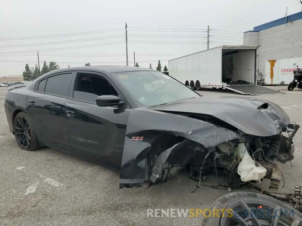 4 fotografías del automóvil dañado 2C3CDXGJ6MH503790 DODGE CHARGER 2021