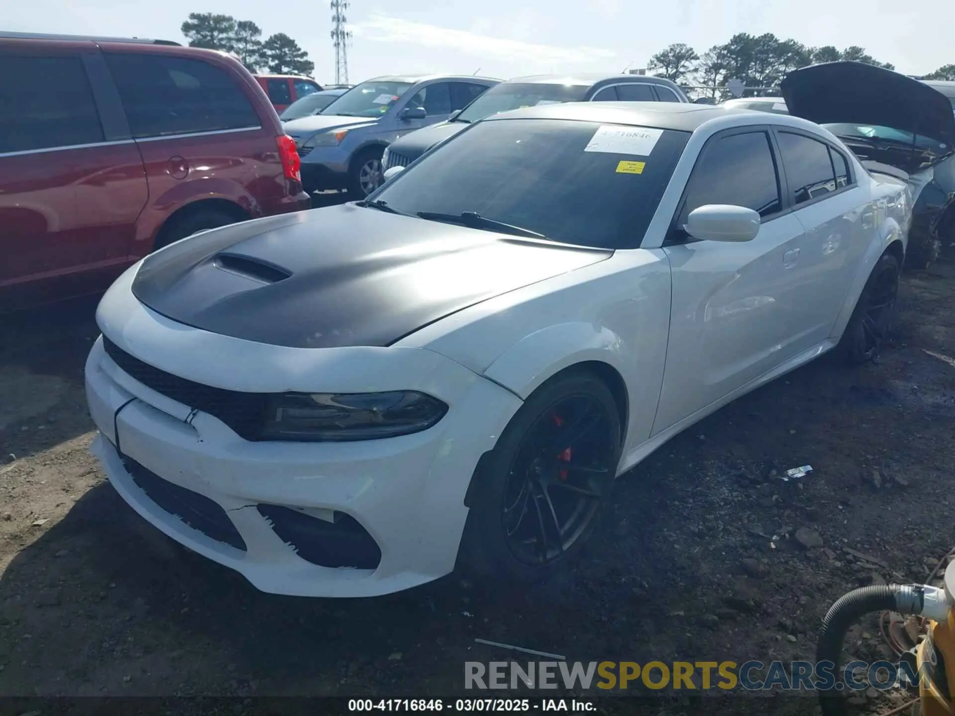 2 fotografías del automóvil dañado 2C3CDXGJ6MH551015 DODGE CHARGER 2021