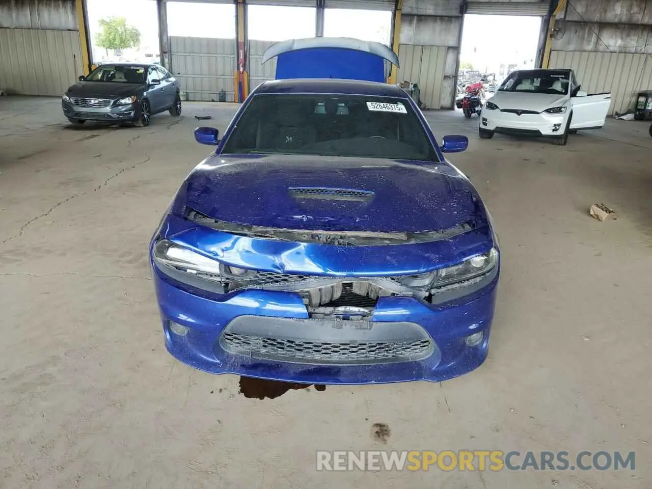 5 fotografías del automóvil dañado 2C3CDXGJ6MH565268 DODGE CHARGER 2021
