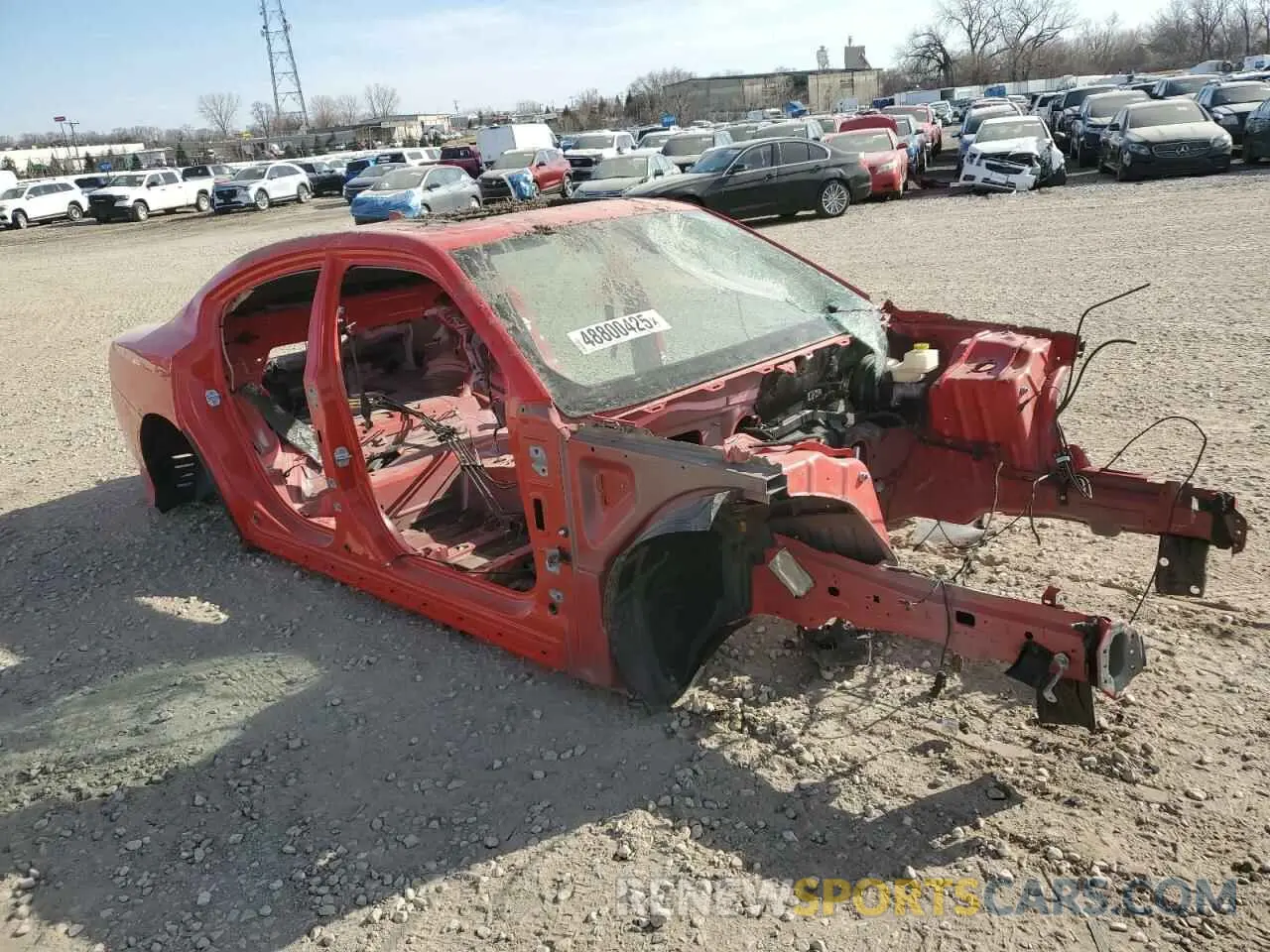 4 fotografías del automóvil dañado 2C3CDXGJ7MH544266 DODGE CHARGER 2021