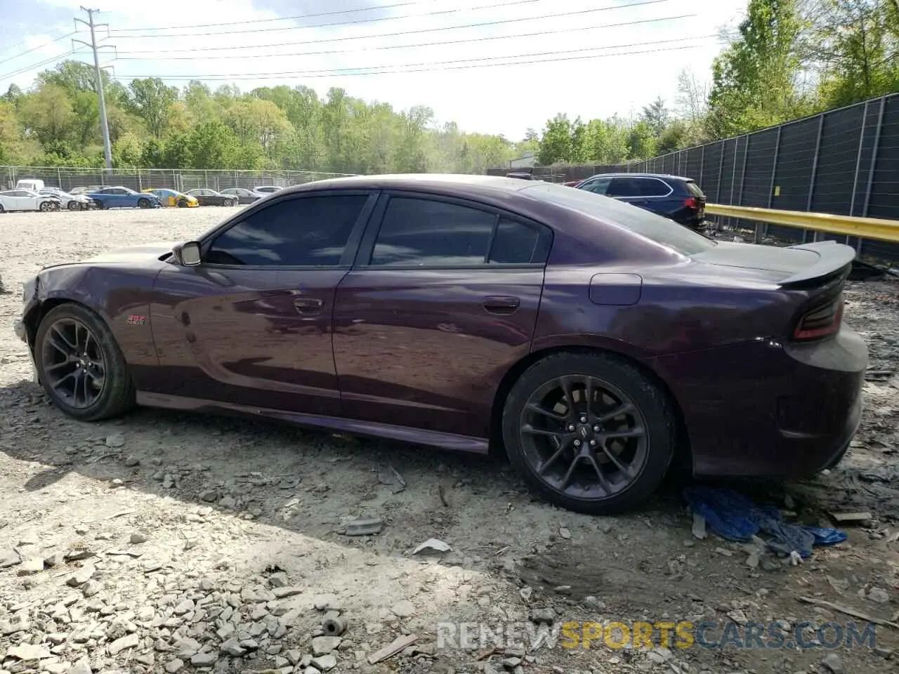 2 fotografías del automóvil dañado 2C3CDXGJ8MH511650 DODGE CHARGER 2021