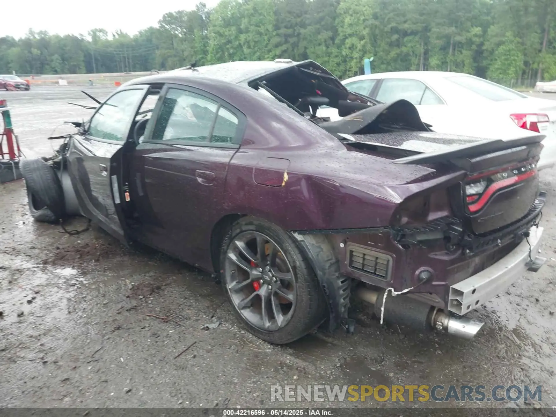 3 fotografías del automóvil dañado 2C3CDXGJ8MH578006 DODGE CHARGER 2021