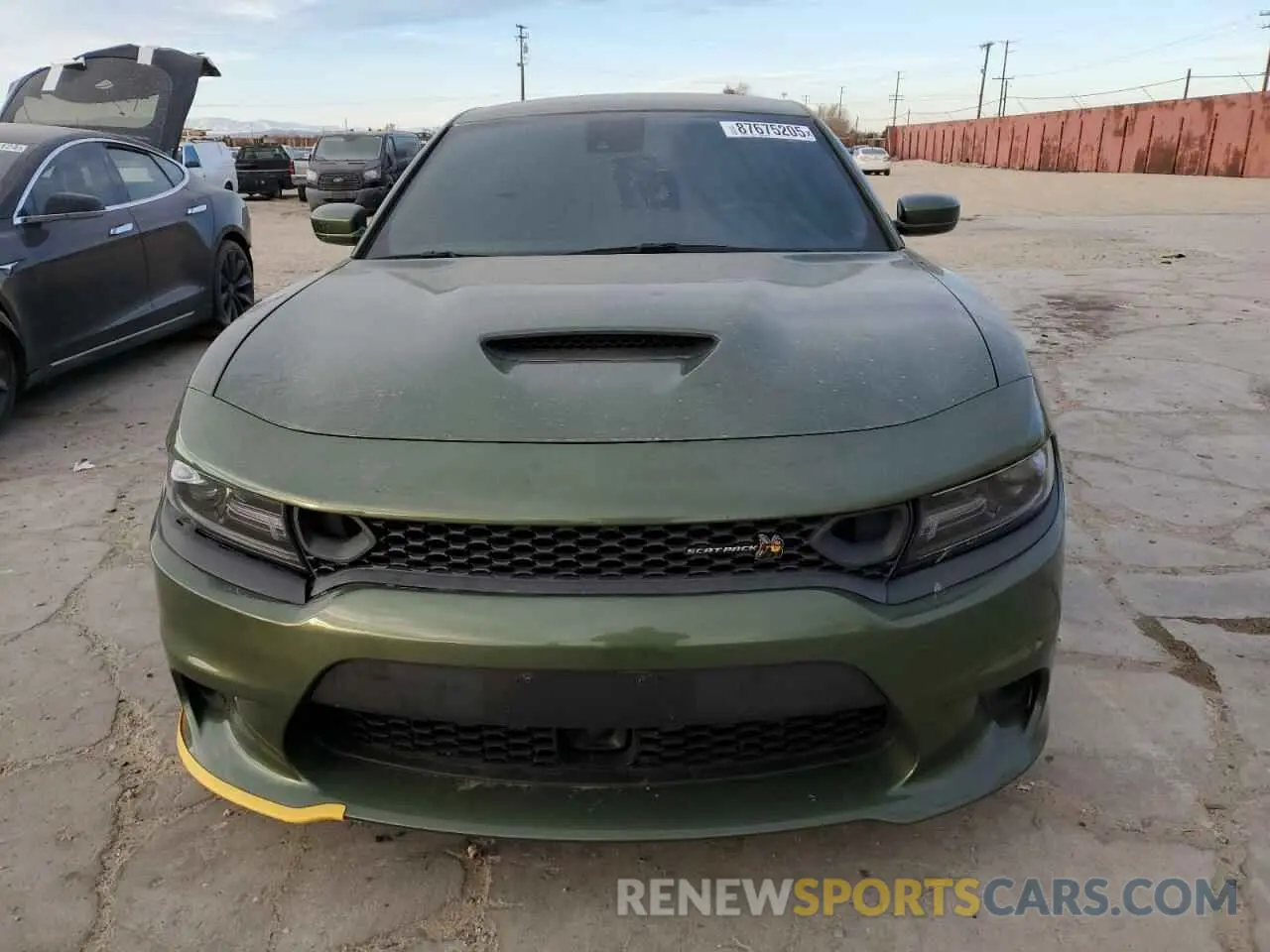 5 fotografías del automóvil dañado 2C3CDXGJ9MH530305 DODGE CHARGER 2021