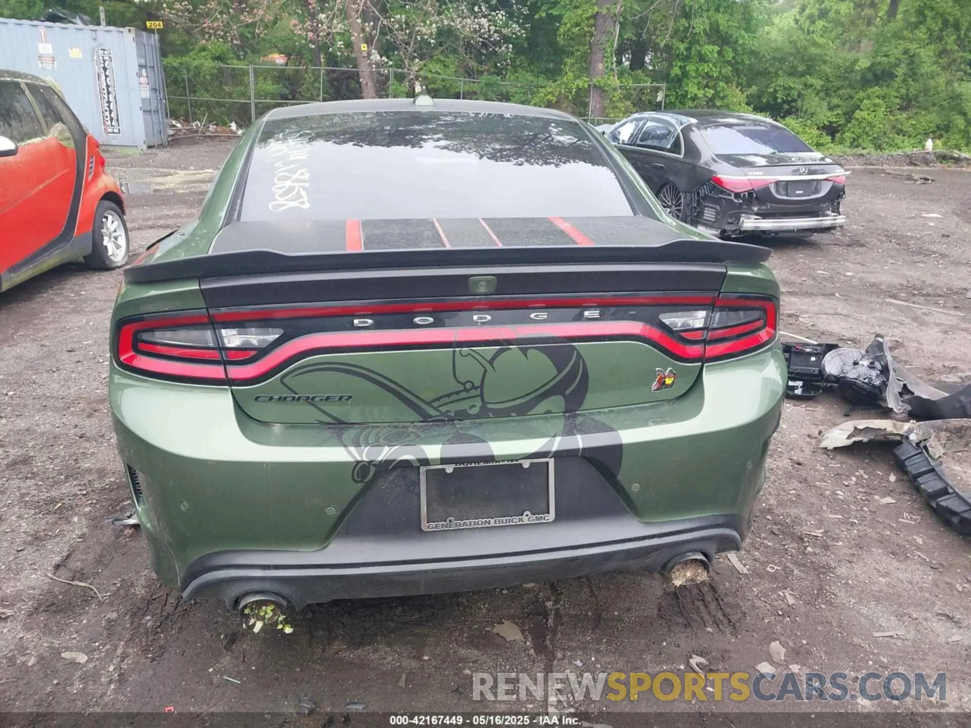 15 fotografías del automóvil dañado 2C3CDXGJ9MH540011 DODGE CHARGER 2021
