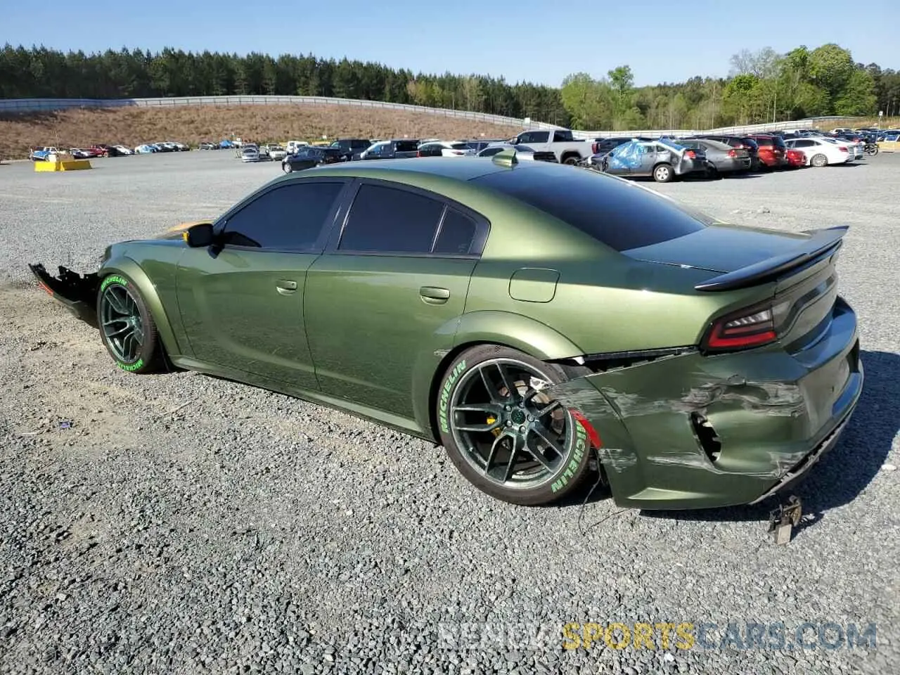 2 fotografías del automóvil dañado 2C3CDXGJ9MH550621 DODGE CHARGER 2021