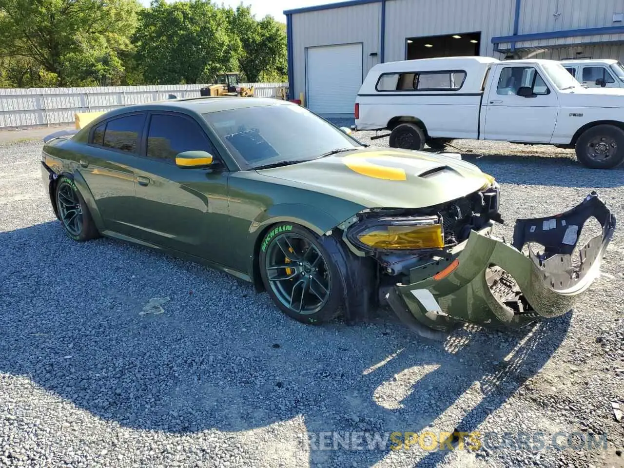 4 fotografías del automóvil dañado 2C3CDXGJ9MH550621 DODGE CHARGER 2021