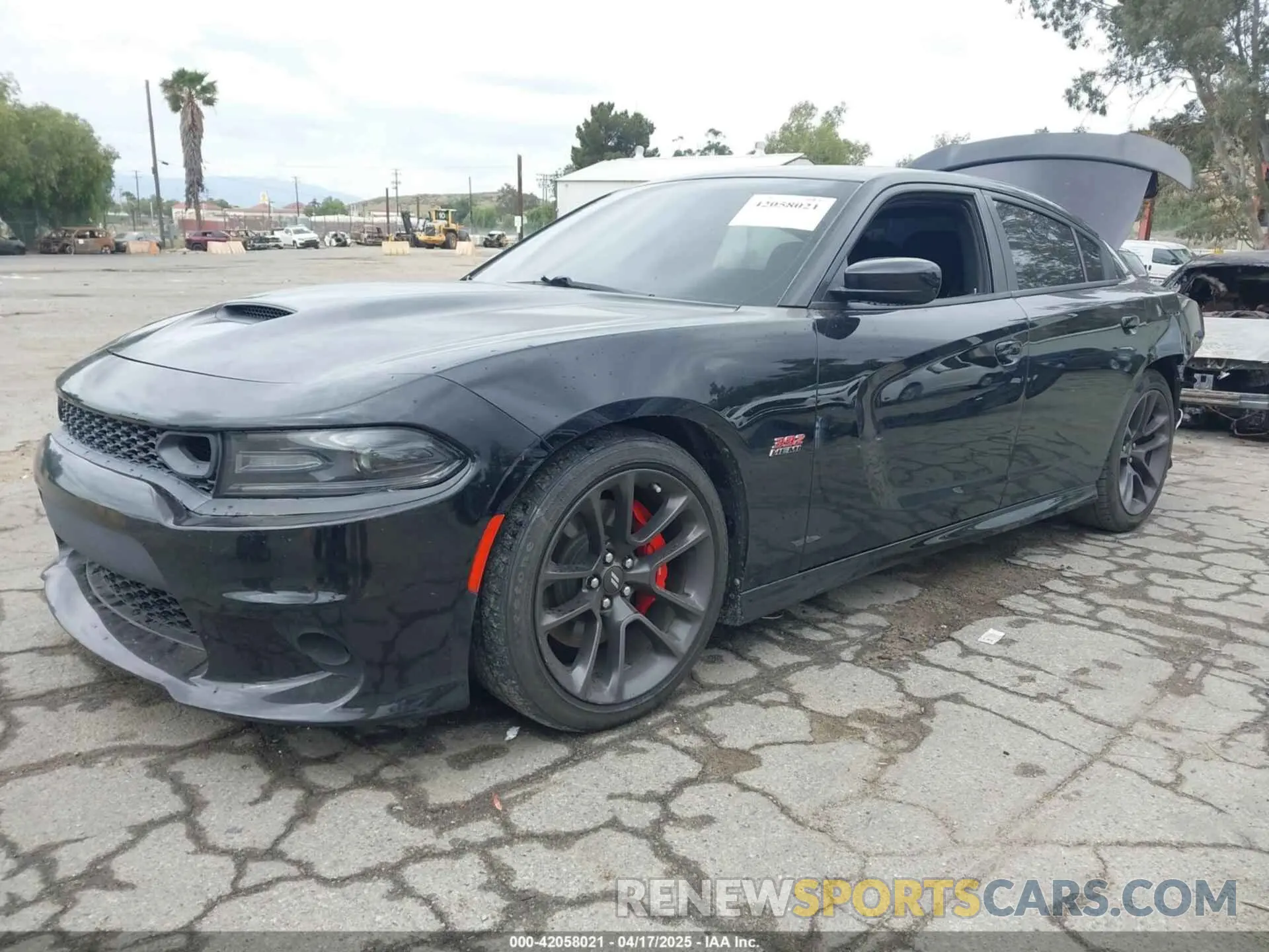 2 fotografías del automóvil dañado 2C3CDXGJ9MH578127 DODGE CHARGER 2021