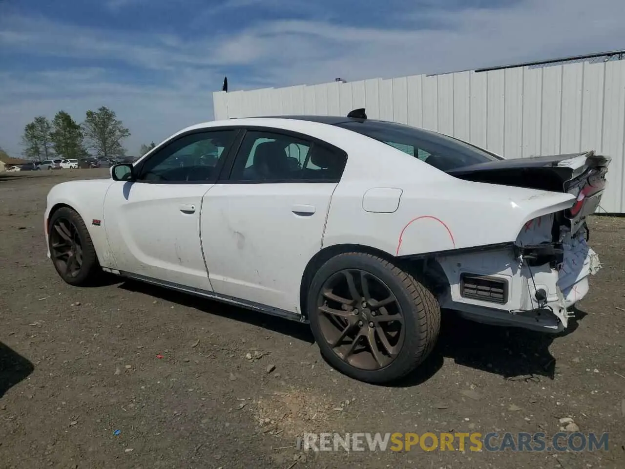 2 fotografías del automóvil dañado 2C3CDXGJXMH511648 DODGE CHARGER 2021