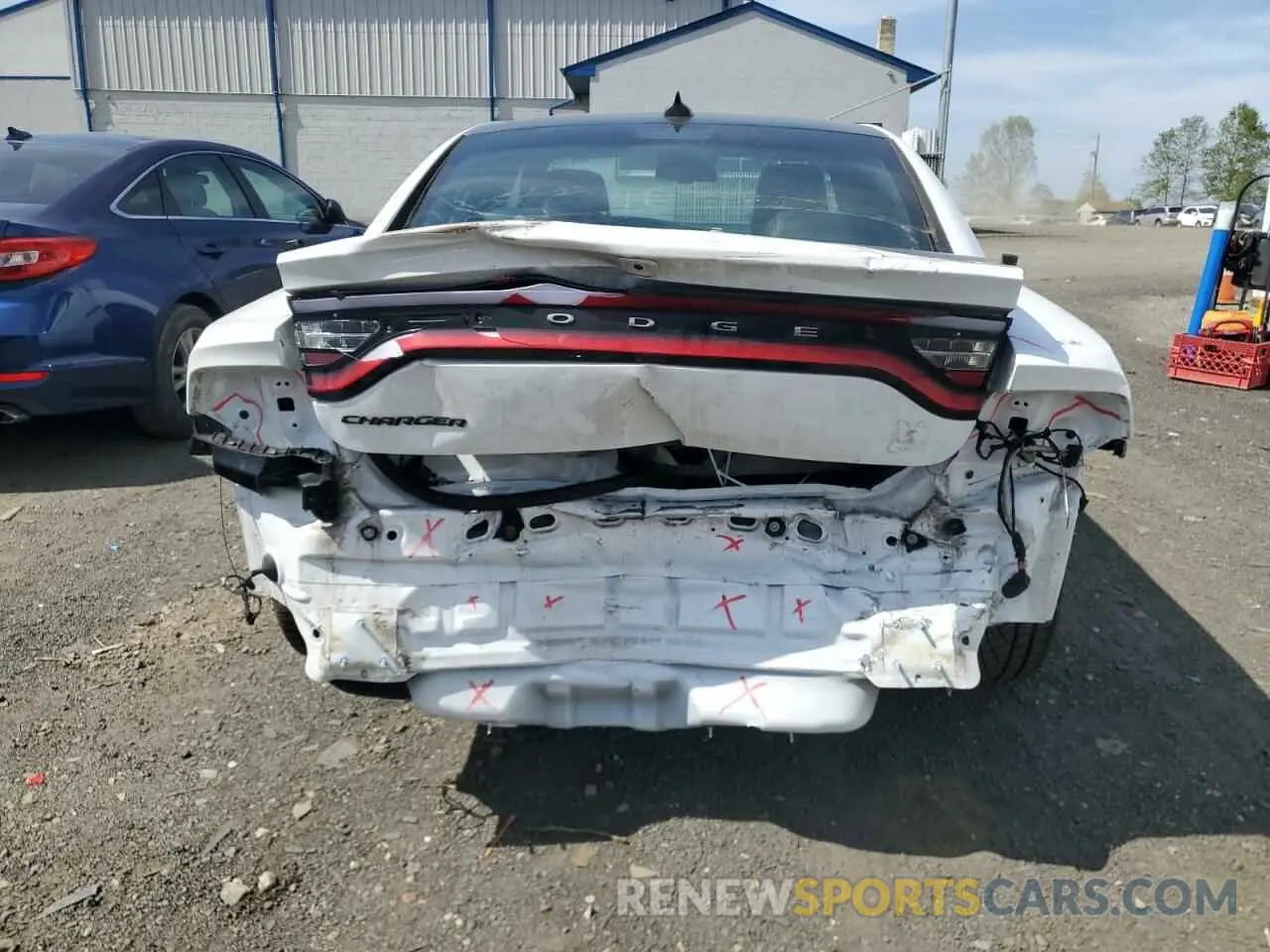 6 fotografías del automóvil dañado 2C3CDXGJXMH511648 DODGE CHARGER 2021