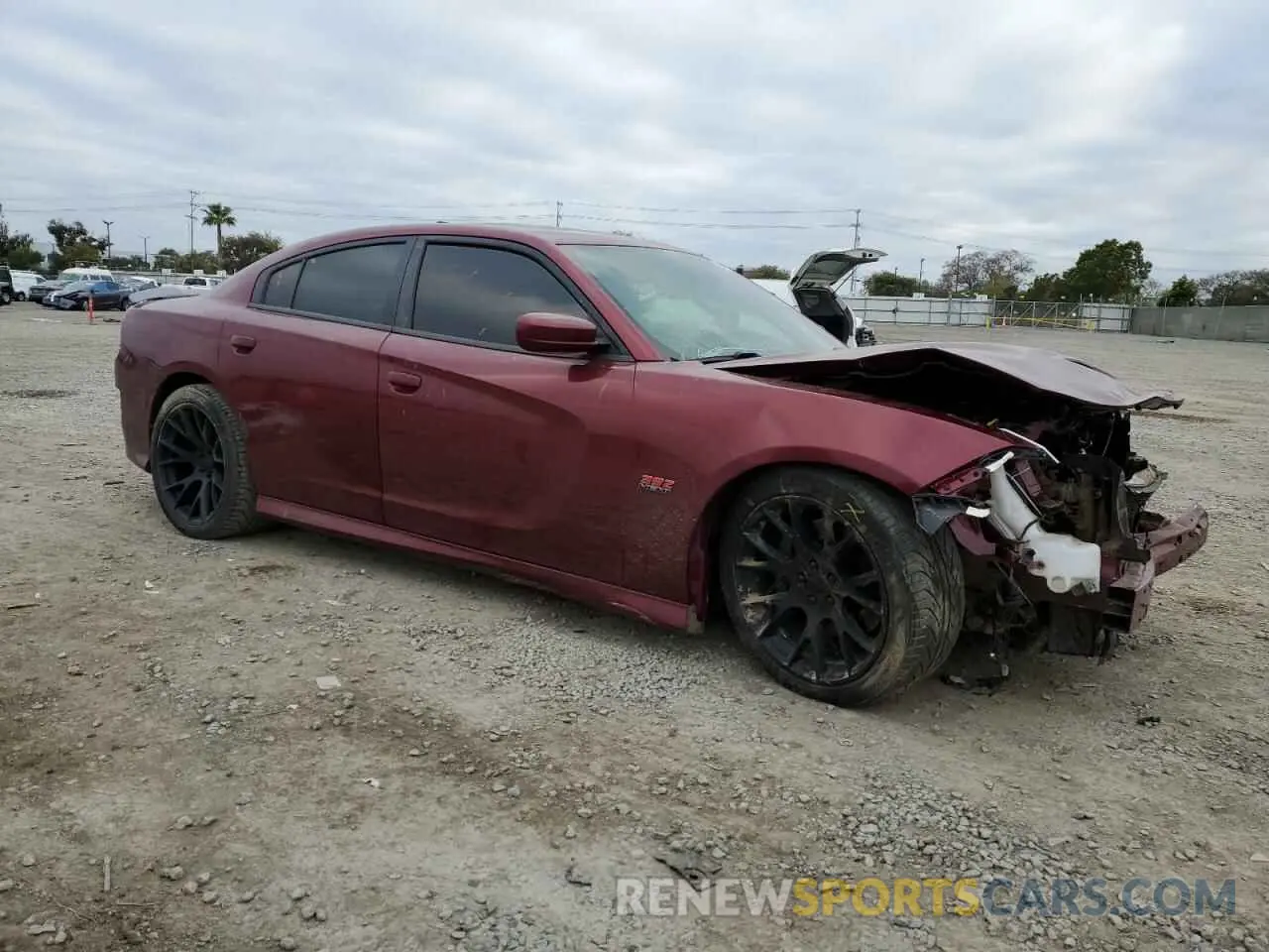 4 fotografías del automóvil dañado 2C3CDXGJXMH588603 DODGE CHARGER 2021