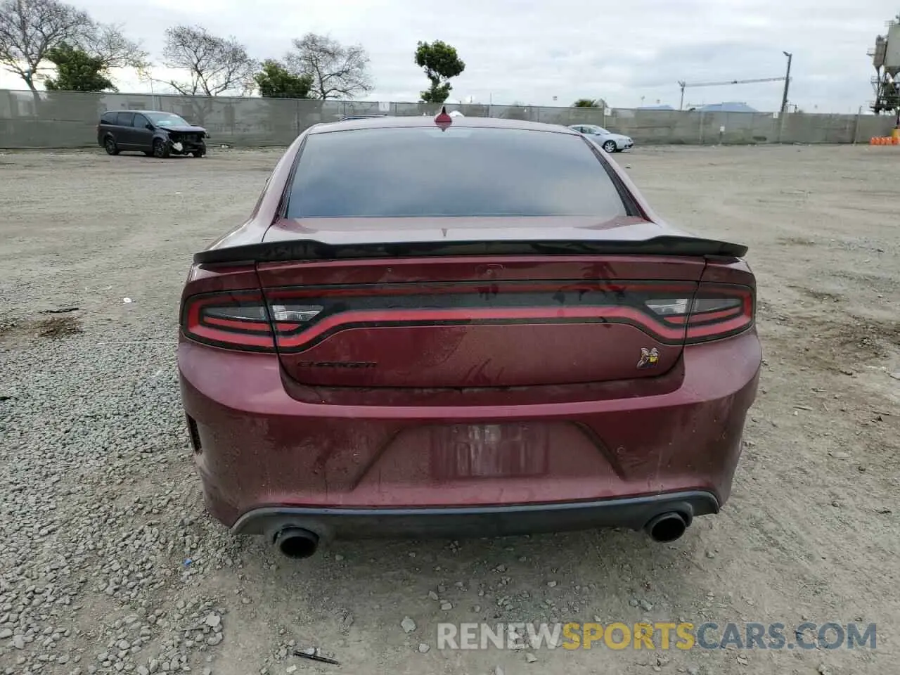 6 fotografías del automóvil dañado 2C3CDXGJXMH588603 DODGE CHARGER 2021