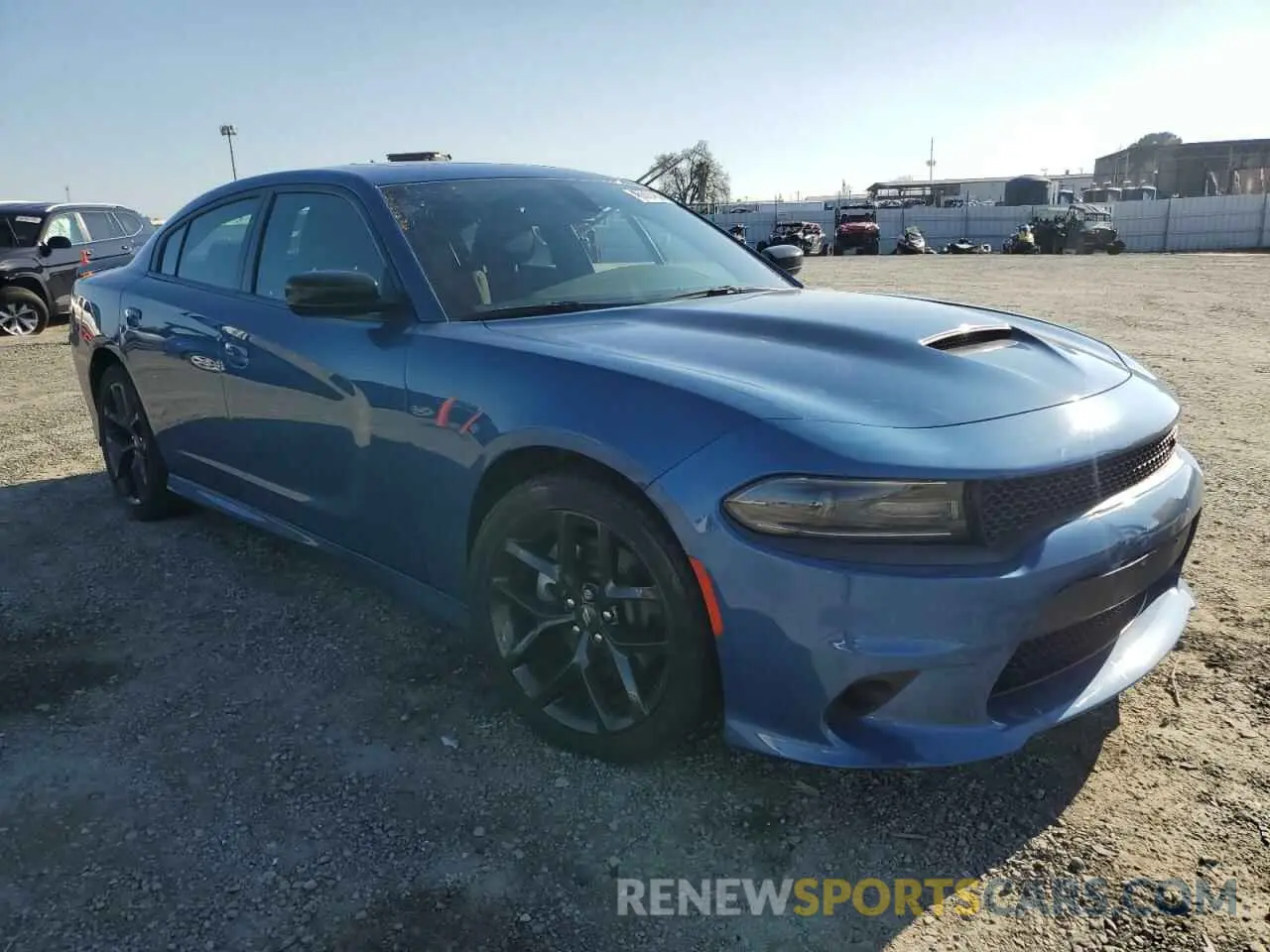 4 fotografías del automóvil dañado 2C3CDXHG0MH591867 DODGE CHARGER 2021