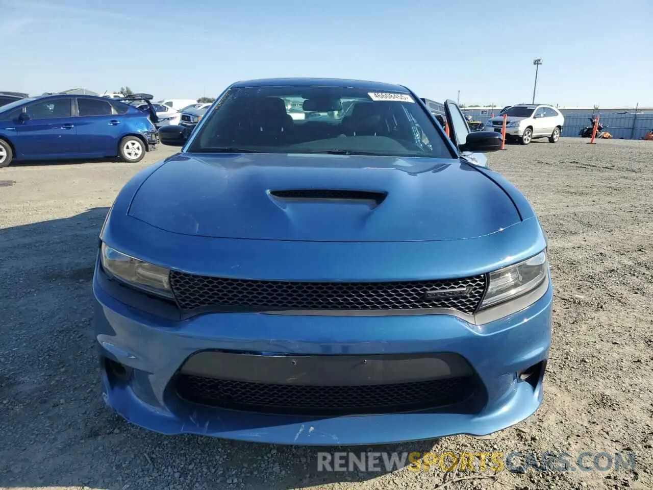 5 fotografías del automóvil dañado 2C3CDXHG0MH591867 DODGE CHARGER 2021