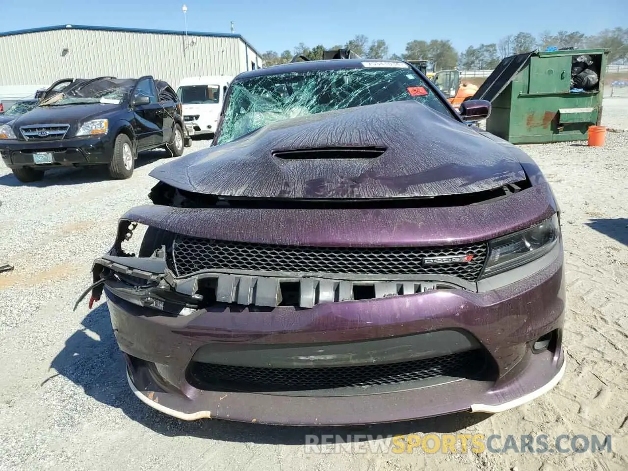5 fotografías del automóvil dañado 2C3CDXHG0MH640145 DODGE CHARGER 2021