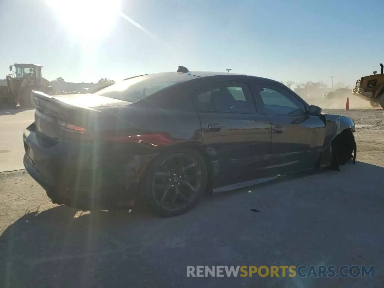 3 fotografías del automóvil dañado 2C3CDXHG1MH611799 DODGE CHARGER 2021