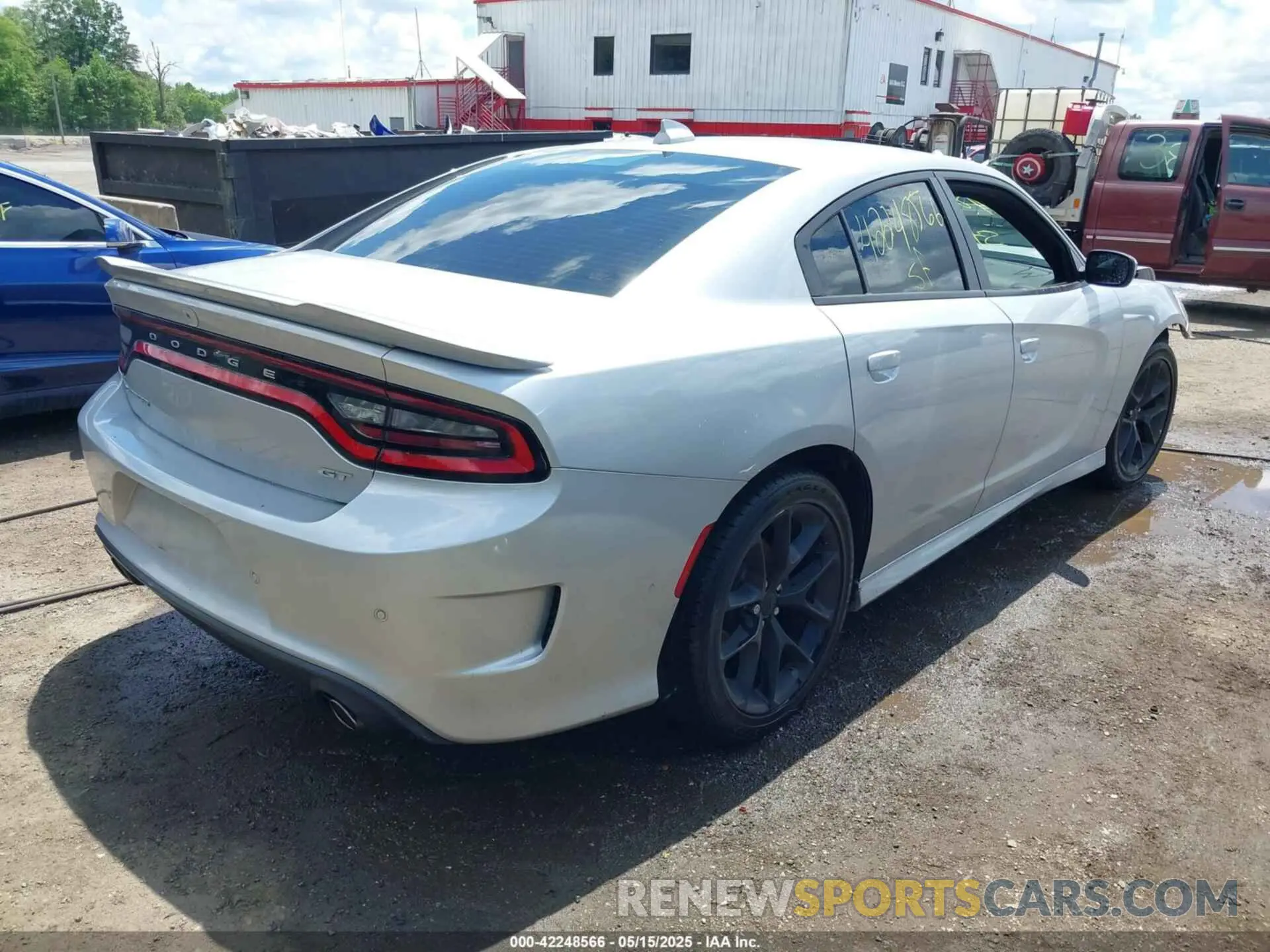 4 fotografías del automóvil dañado 2C3CDXHG1MH643796 DODGE CHARGER 2021
