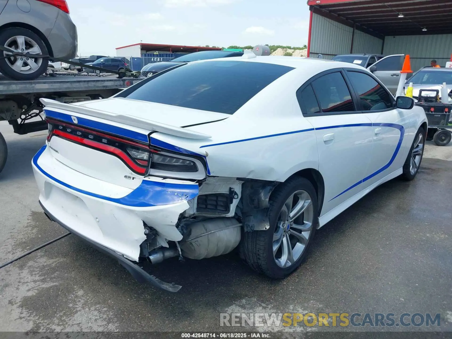 6 fotografías del automóvil dañado 2C3CDXHG2MH648800 DODGE CHARGER 2021
