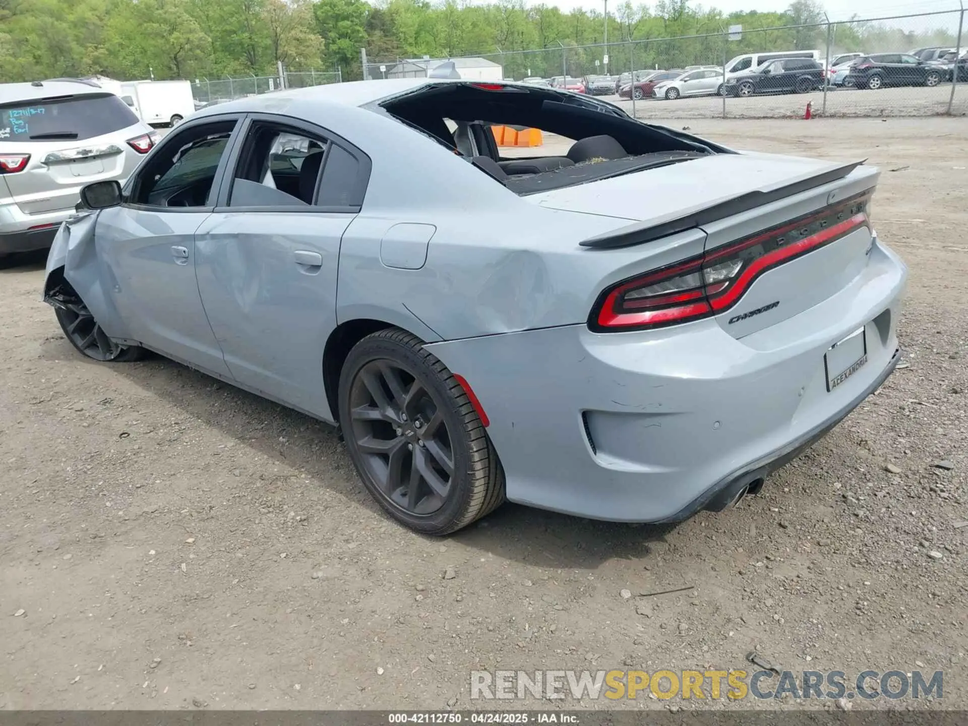 3 fotografías del automóvil dañado 2C3CDXHG3MH613098 DODGE CHARGER 2021