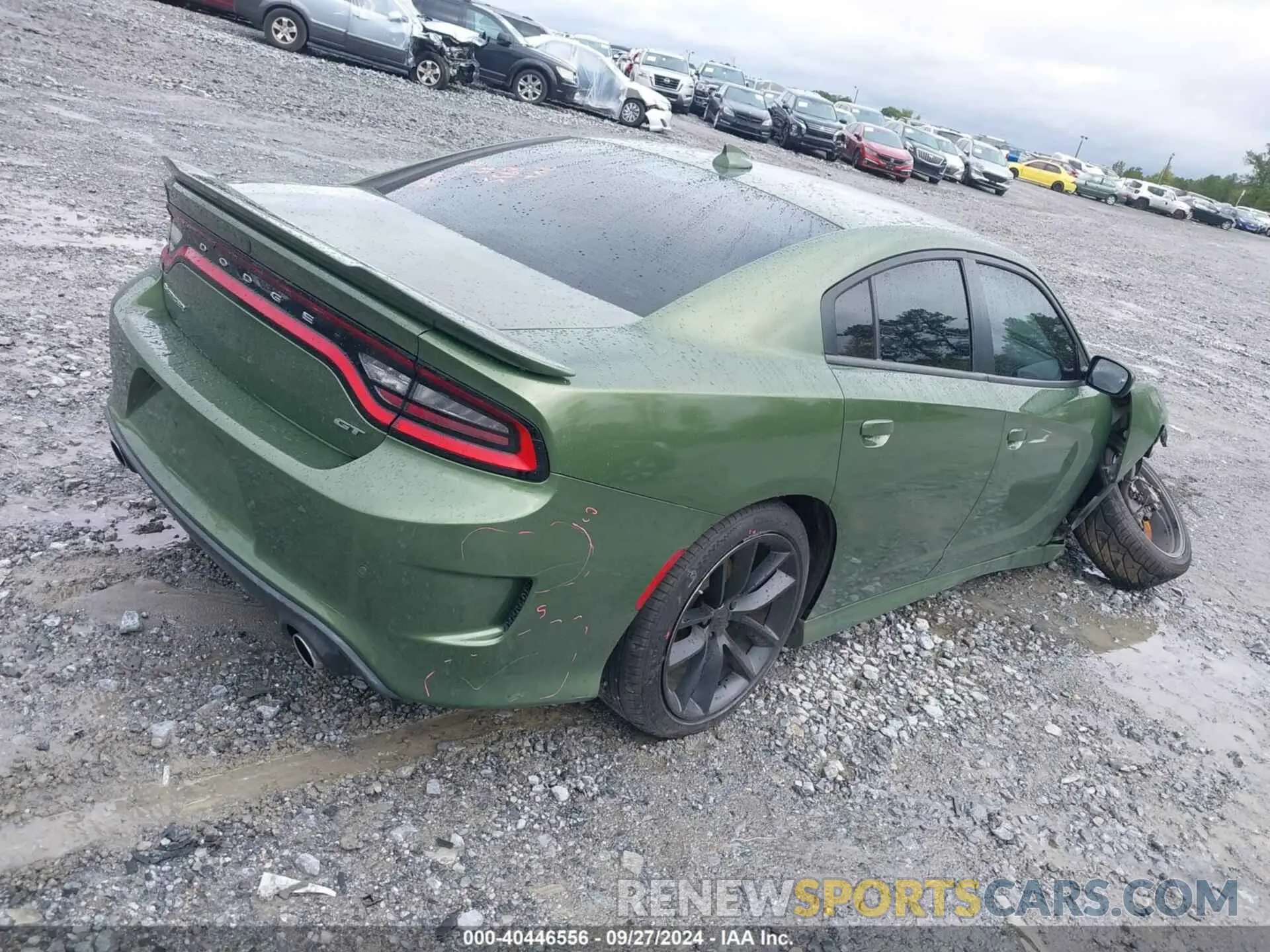 4 fotografías del automóvil dañado 2C3CDXHG3MH648935 DODGE CHARGER 2021