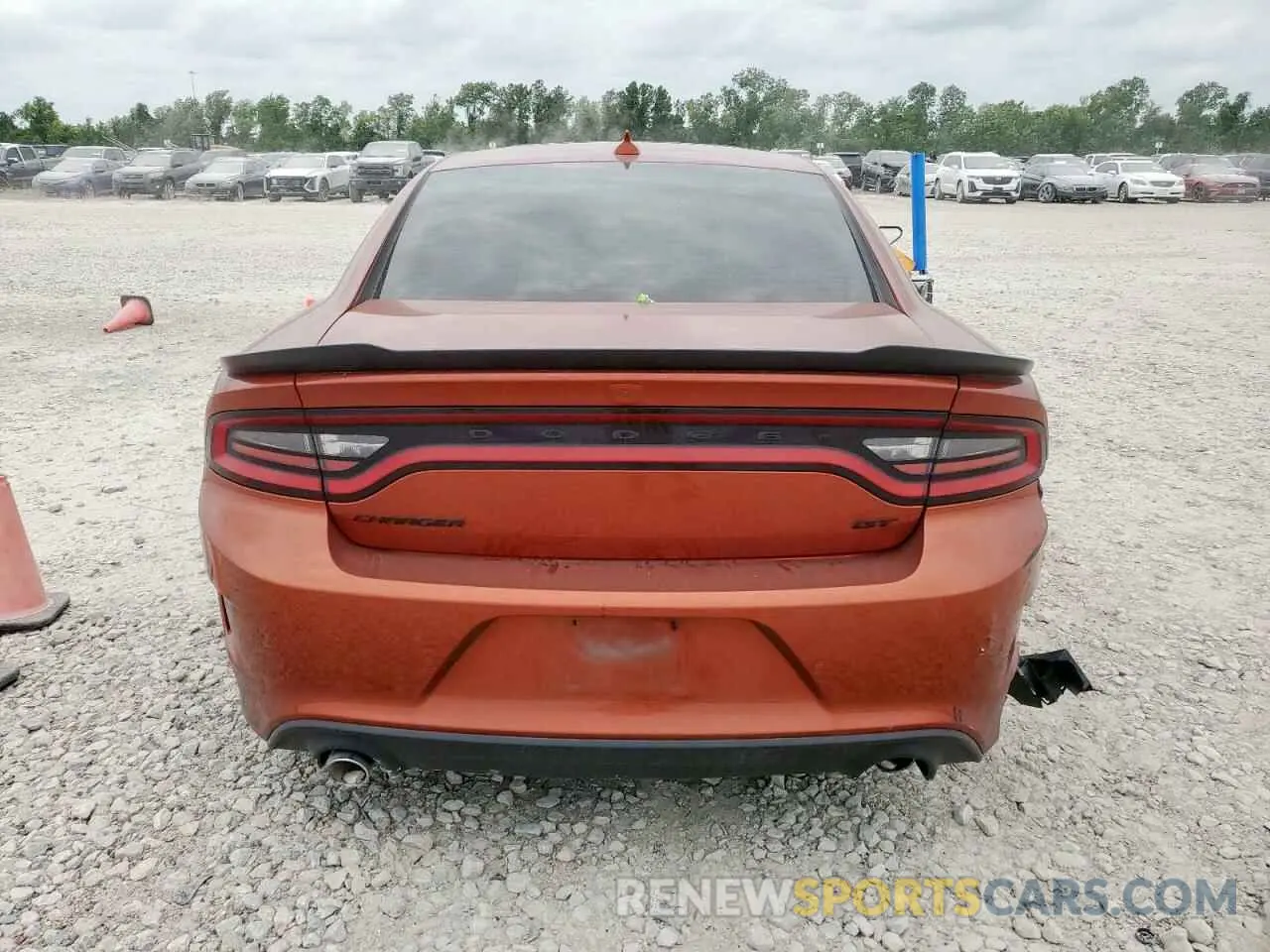 6 fotografías del automóvil dañado 2C3CDXHG3MH655898 DODGE CHARGER 2021